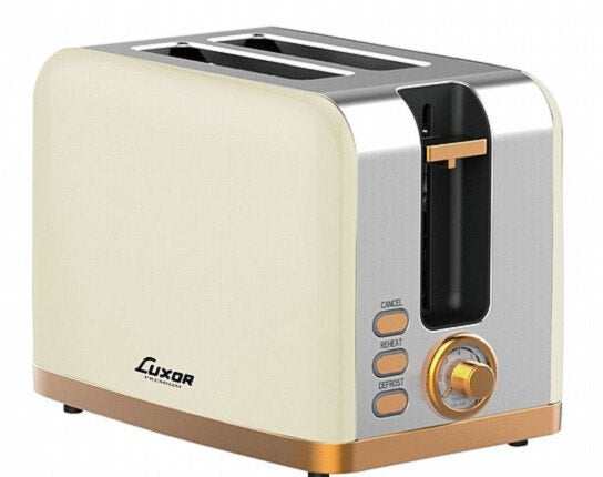טוסטר קופץ קרם גימור זהב LUXOR דגם ST-846-CG
