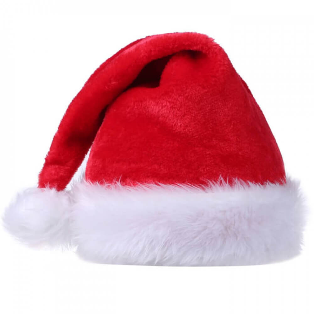כובע סנטה קלאוס בוגרים SYW0101 CHRISTMAS HAT באריזה 4 יחידות Hacontainer