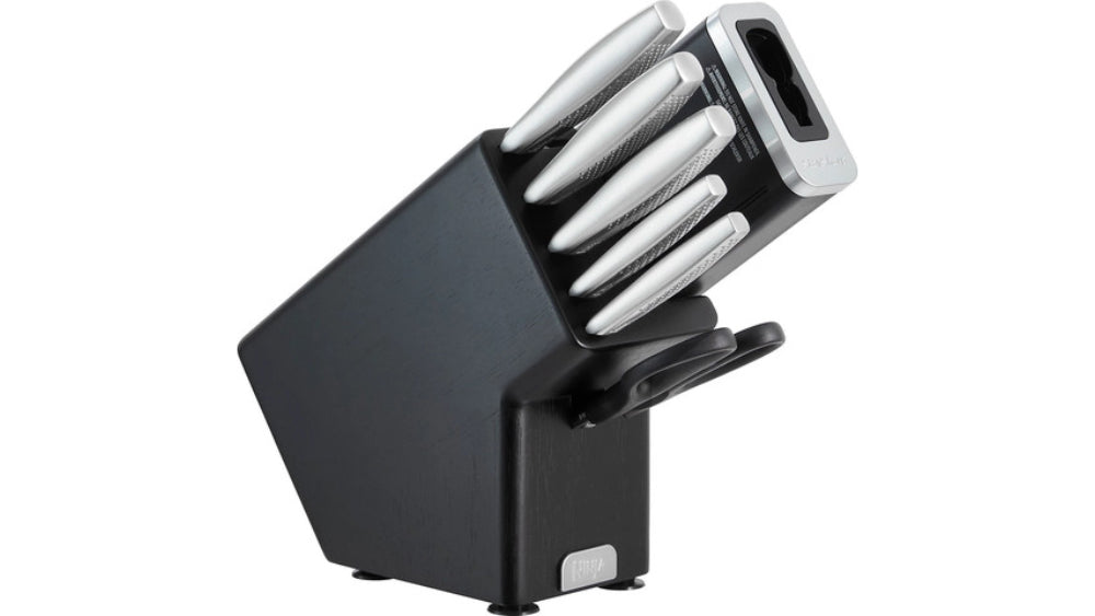 NINJA K62006EUUK STAYSHARP 6-PIECE KNIFE SET & WOOD BLOCK סט סכינים 6 חלקים צבע שחור