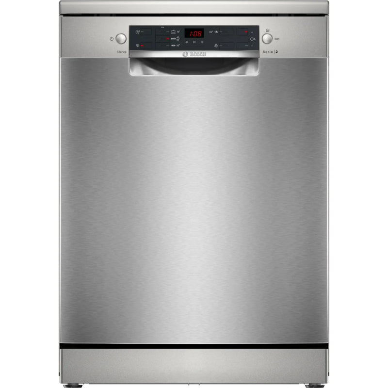 מדיח כלים 12 מערכות כלים 2 סלסלאות Bosch SMS25GI09F - גימור נירוסטה