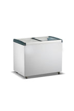 מקפיא/מקרר שוכב זכוכיות לתצוגה מלמעלה דגם RF-417PG FAYNAMELI