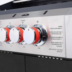 גריל גז 3 מבערים Char Grill + כירת צד KYQ-K23ST