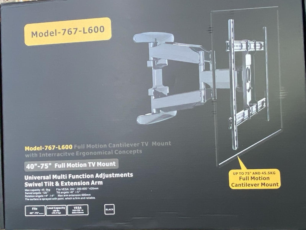 זרוע תלת מפרקית 40-75"