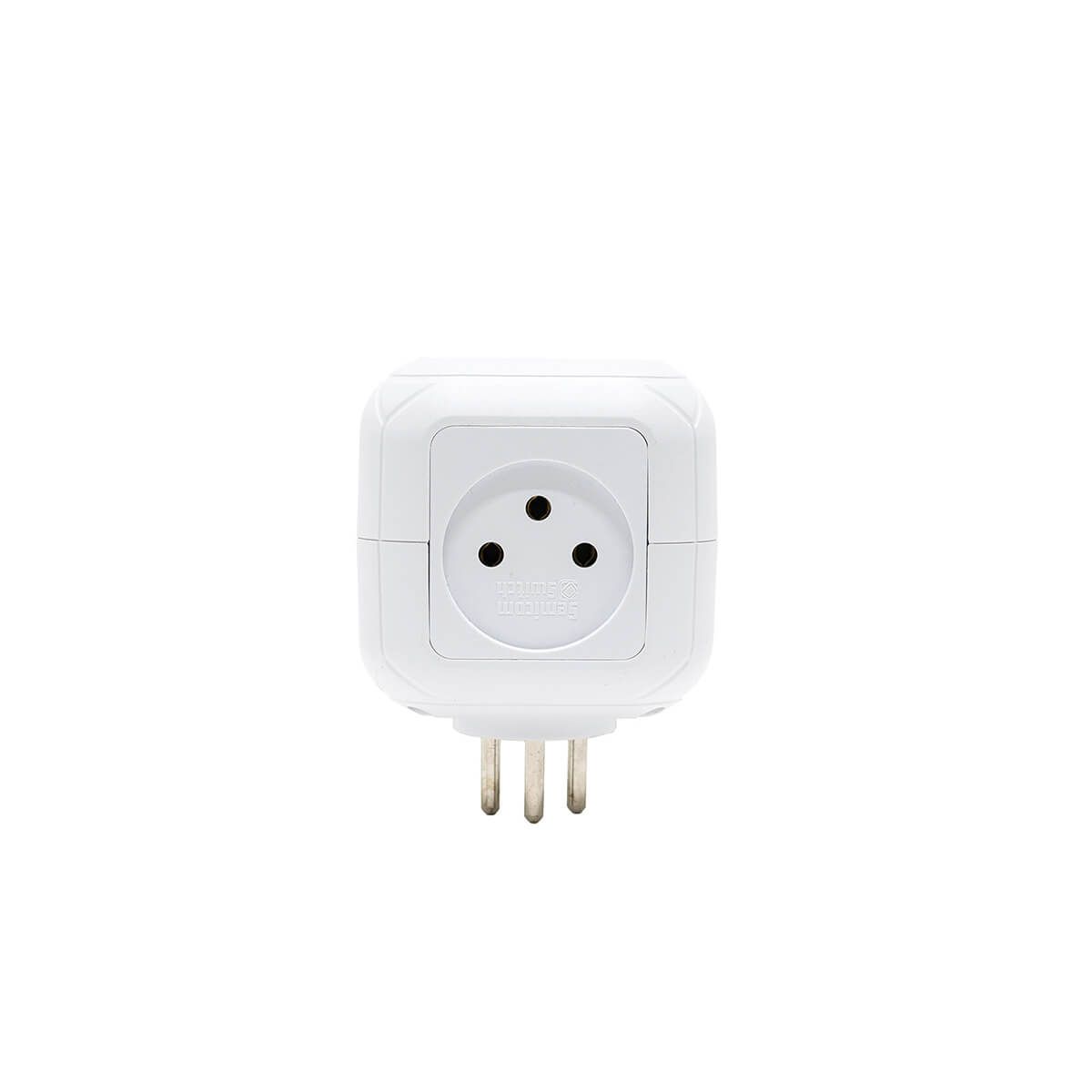 קובייה מפצל חשמל 4 שקעים + TYPE C ו-USB דגם SW-CUB4UC סמיקום semicom SEMICOM LAXIS