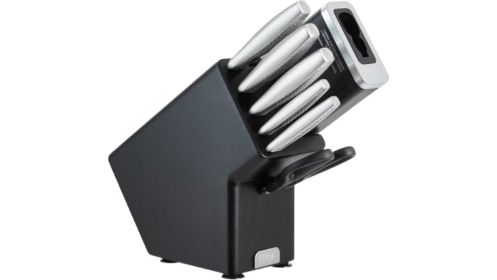 NINJA K62006EUUK STAYSHARP 6-PIECE KNIFE SET & WOOD BLOCK סט סכינים 6 חלקים צבע שחור