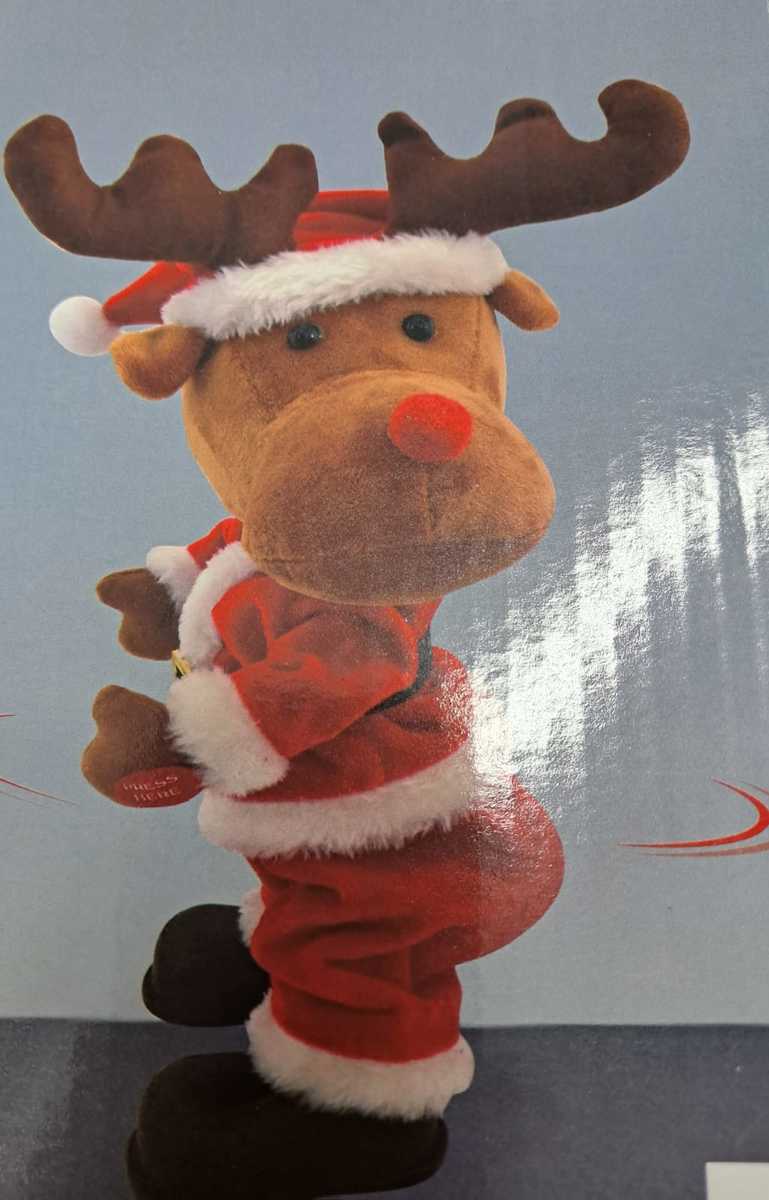 בובת אייל רוקד כריסמס SYW0288 Hacontainer