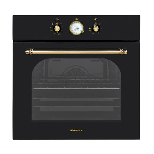 תנור בנוי ND7510B נורמנדה Normande כפרי שחור