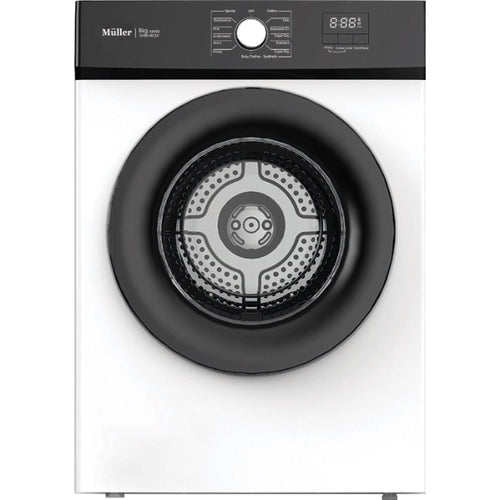 מייבש כביסה 8 ק"ג צינור פליטה DV80-WL1V מולר MULLER