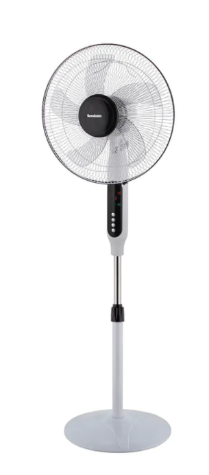 מאוורר עמוד קוטר "16 עם שלט-לבן ECOEURO HAFA-16AR semicom